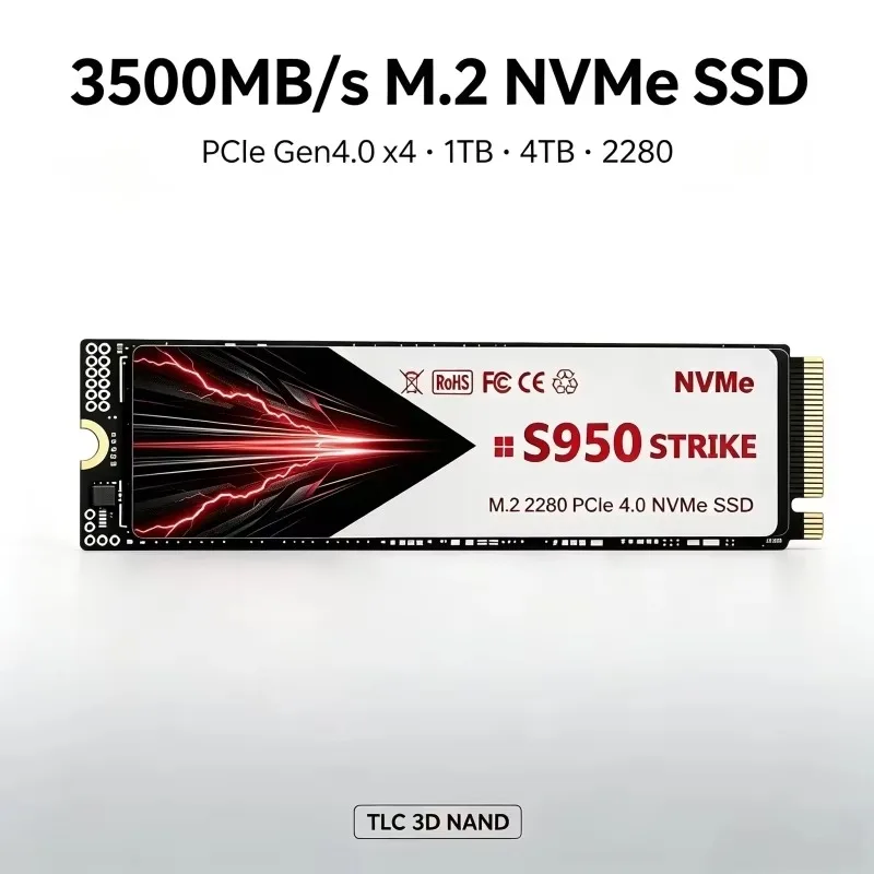 Original S950 500GB/1TB/2TB/4T - M.2 Nvme 4Tb Pcie 4.0 Ssd recension och pris