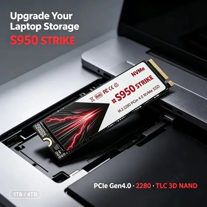 Original S950 500GB/1TB/2TB/4T - M.2 Nvme 4Tb Pcie 4.0 Ssd recension och pris