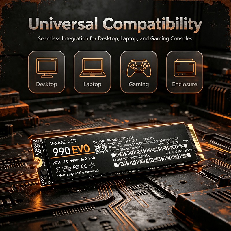990 EVO M.2 2280 NVMe PCIe 4.0 - M.2 Nvme 4Tb Pcie 4.0 Ssd recension och pris