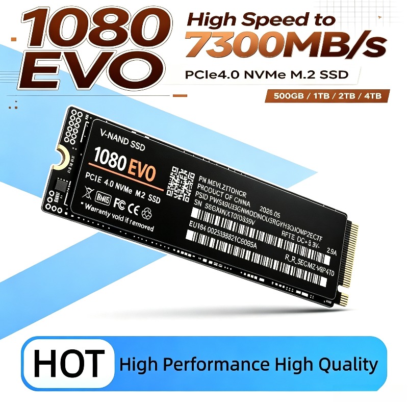 1080 EVO M.2 NVMe PCIe 4.0 Int - M.2 Nvme 4Tb Pcie 4.0 Ssd recension och pris